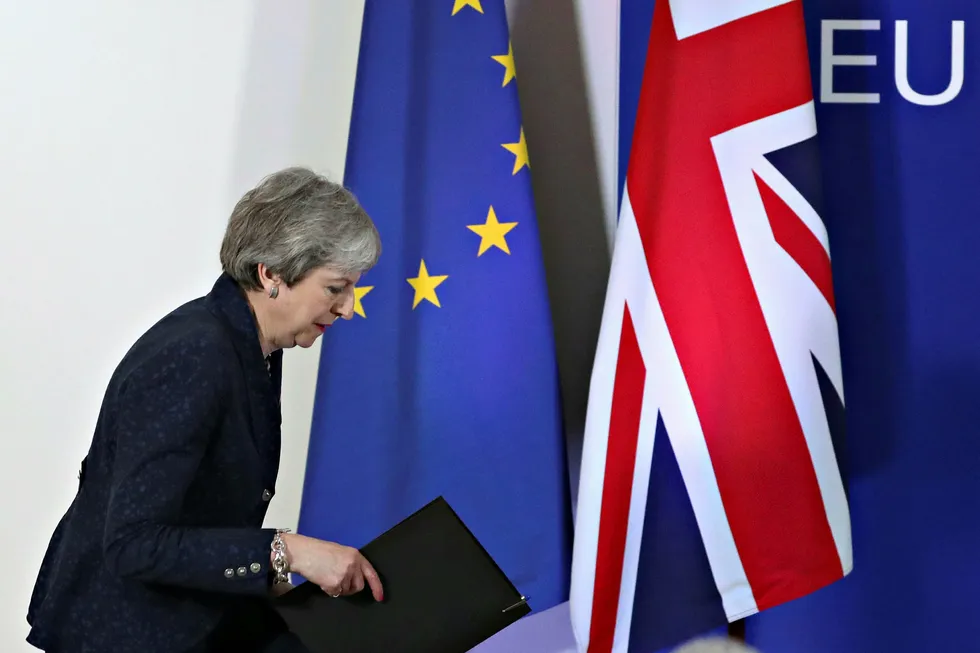 Theresa May.