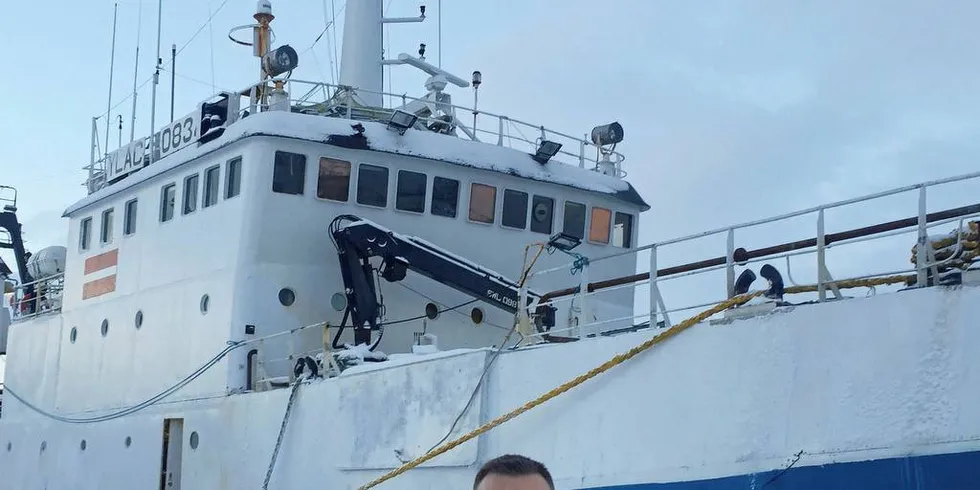 Tirsdag møter rederen til «Senator», Peteris Pildegovics, i Høyesterett der saken om retten til å fange snøkrabbe i Svalbardsona skal opp til doms.Foto: Privat