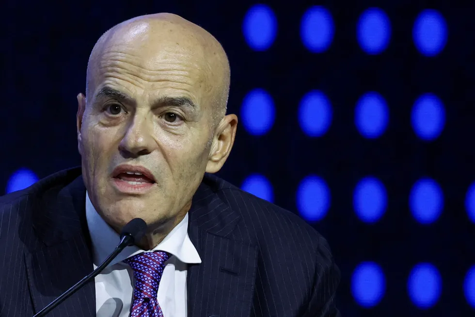 Eni chief executive Claudio Descalzi.