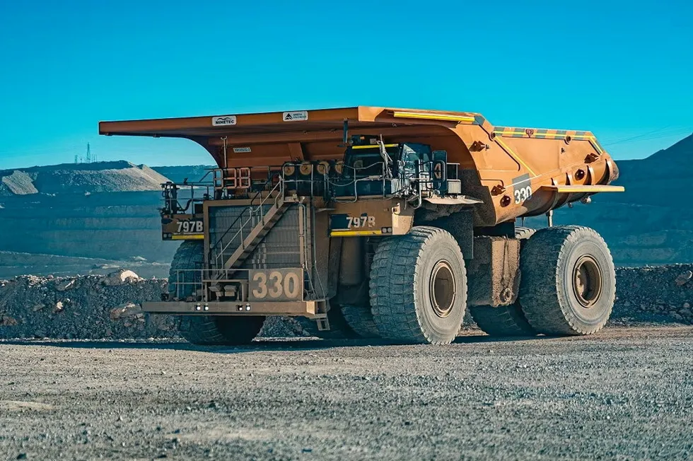 A BHP haul truck.