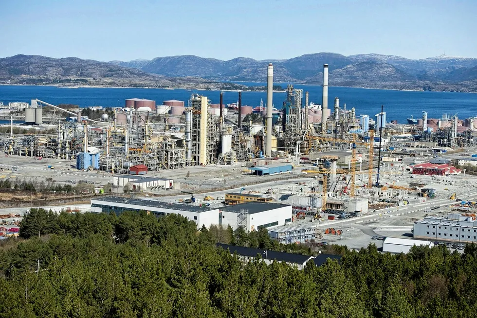 Safety issues: Mongstad oil refinery in western Norway