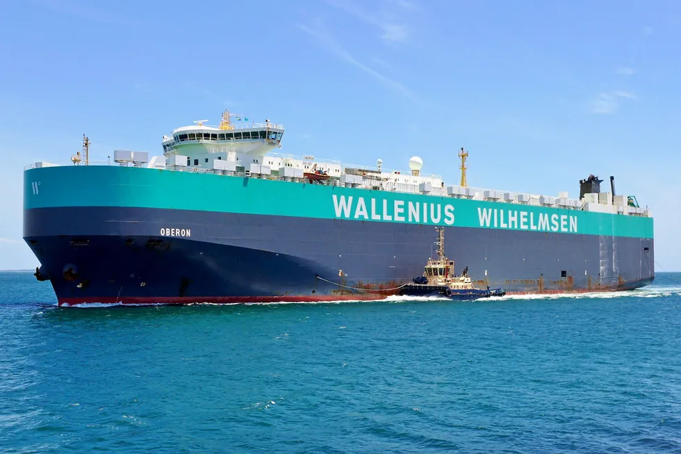 Ro-ro-fartøy fra Wallenius Wilhelmsen.