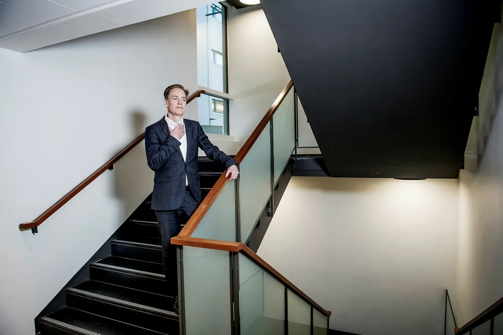 Bjørn Østbø, administrerende direktør i Silver - betaler bare ut halv pensjon til kundene. Foto: Gorm K. Gaare