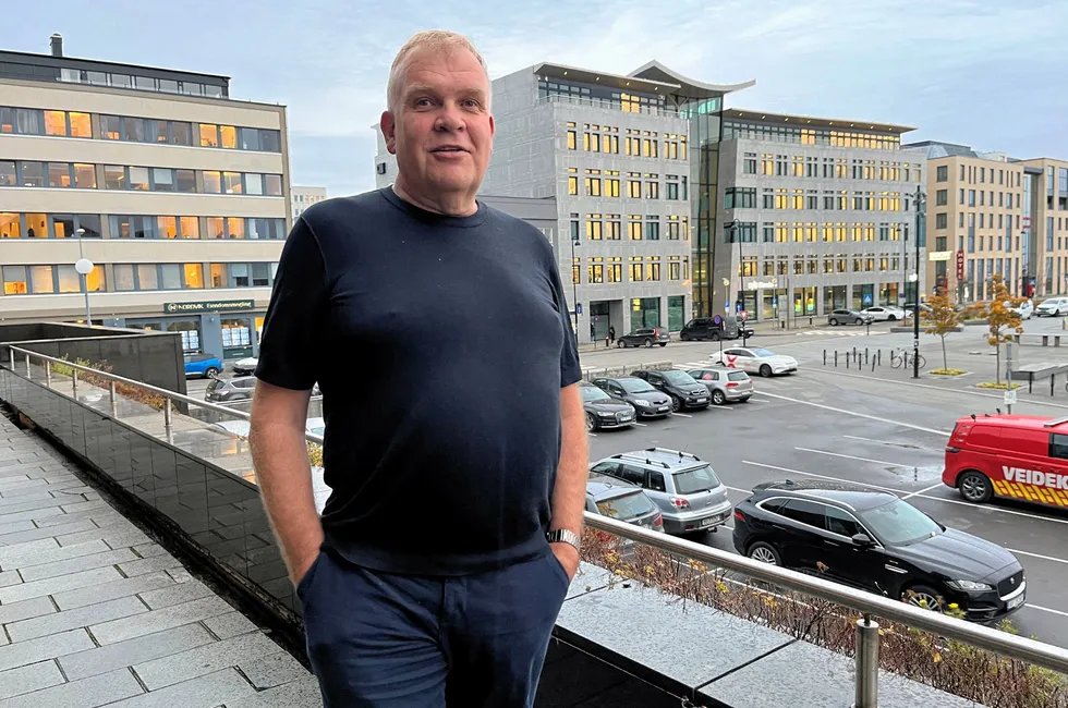 Ivar Andreassen er leder i Fiskebåt Nord. Her under årsmøte i Nord Fiskarlag i Bodø.