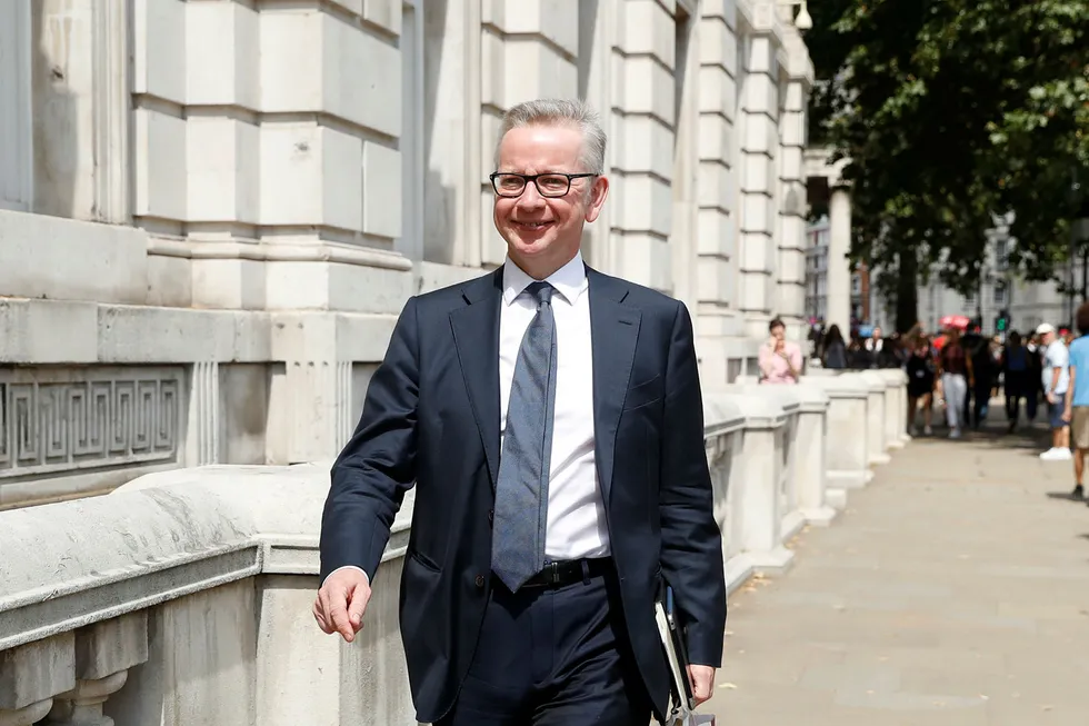 Michael Gove er skuffet over at EU ikke finner grunnlag for en ny runde med brexit-forhandlinger med britene. Gove er britisk statsråd uten portefølje, men med ansvar for å forberede brexit.