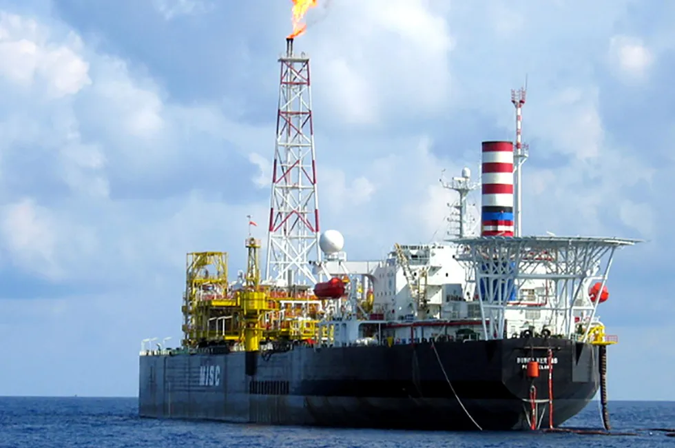 Temporary solution: the Bunga Kertas FPSO.