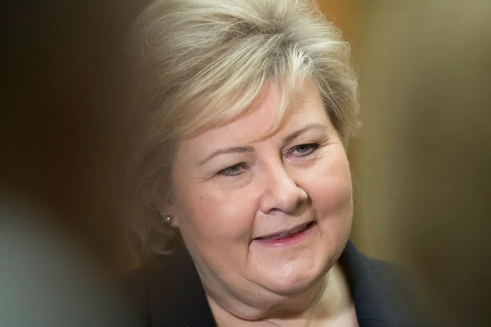 Statsminister Erna Solberg møter afrikanske ledere i helgen.
