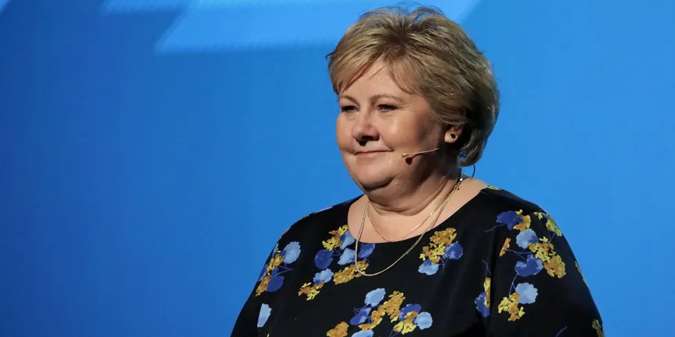 Regjeringen med statsminister Erna Solberg etablerer et nytt klimafond.