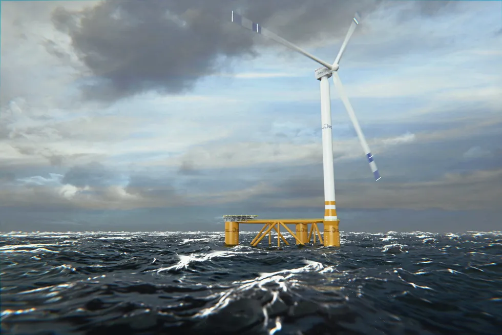 vil konkurrere om å bygge ut flytende havvind på Utsira Nord. Odfjell Oceanwind.