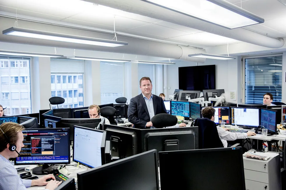 Administrerende direktør i Sparebank 1 Markets, Stein Husby, har sikret seg nye ansatte og kjøper nå kapitalforvaltning i Trondheim og Tromsø. Foto: Fredrik Bjerknes