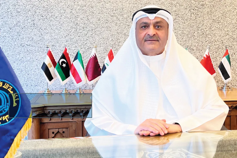 OAPEC secretary-general Jamal Issa Al-Loughani.