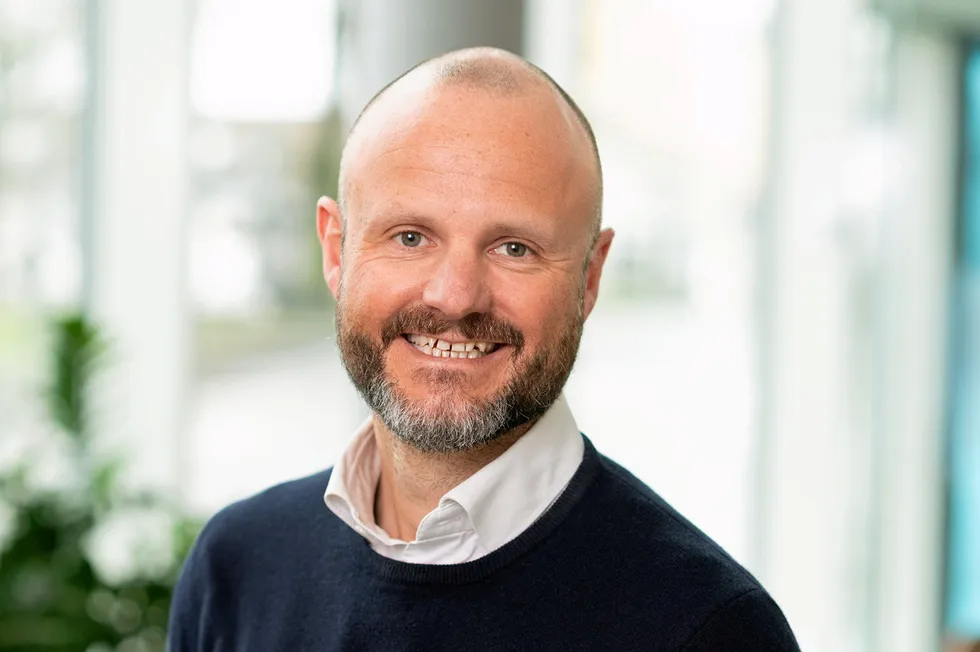 Daglig leder i Skagerak Energitjenester Thomas Peter Jebsen er fornøyd med det første komplette årsresultatet til selskapet.