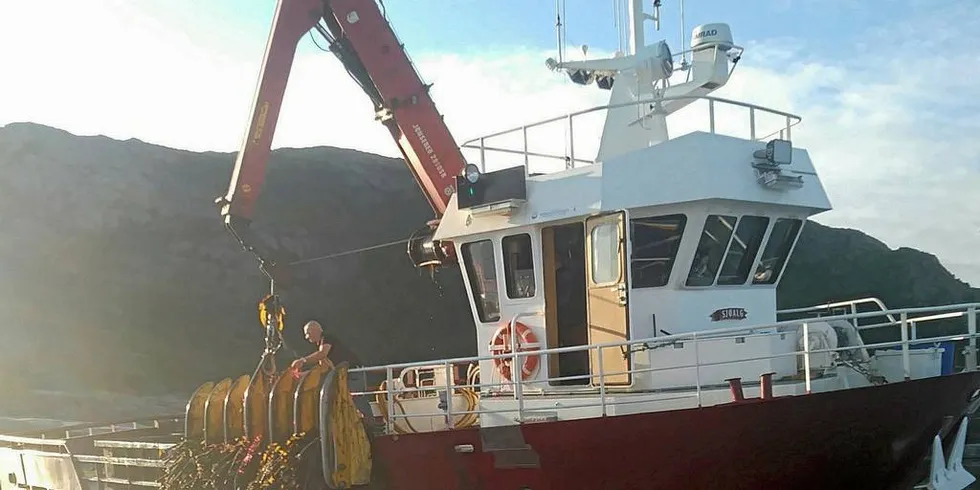 BIFANGST: Taretråleren «Sjøalg» måtte registrere rognkjeksgarn som «uønsket bifangst» etter brukskollisjonen.Foto: Lars Mårvik