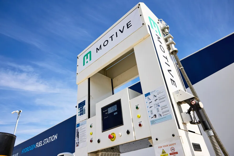 One of Motive's two remaning hydrogen pumps, in Birmingham.