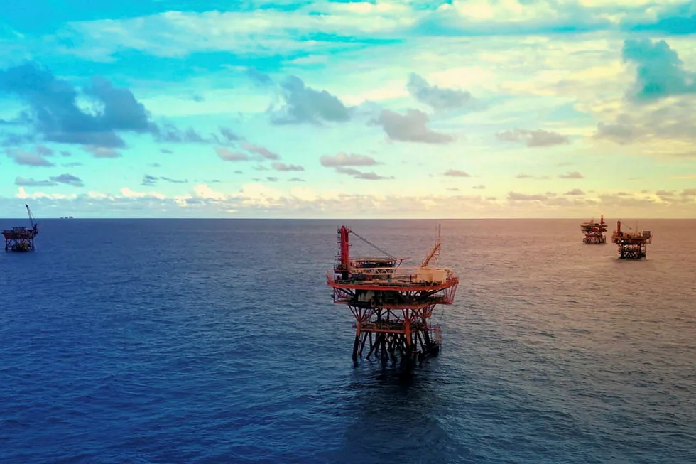 The Trintes field offshore Trinidad & Tobago.