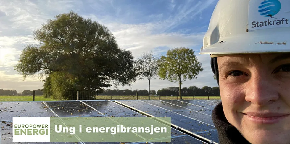 Nina Lindholm er trainee i Statkraft, men starter i fast stilling når traineeperioden er over.