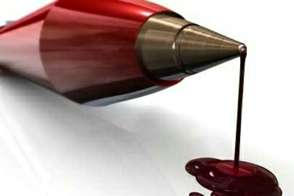 In the red: Ensco