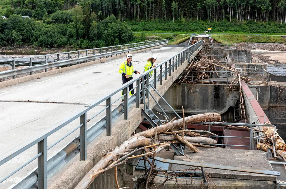 Braskereidfoss kraftverk hadde den største ulykken blant vassdragene i 2023.