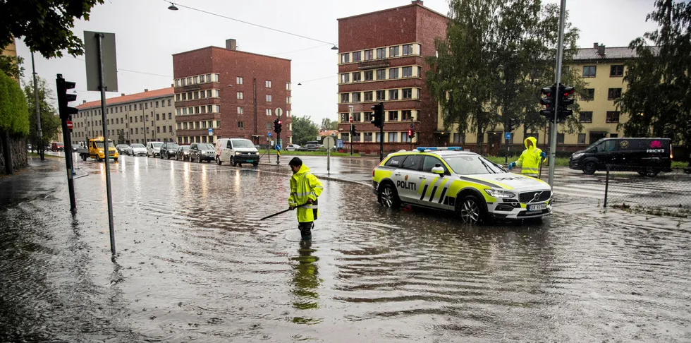 Ekstremværet Hans merkes på fyllingsgraden i prisområdet NO1 (Oslo område)