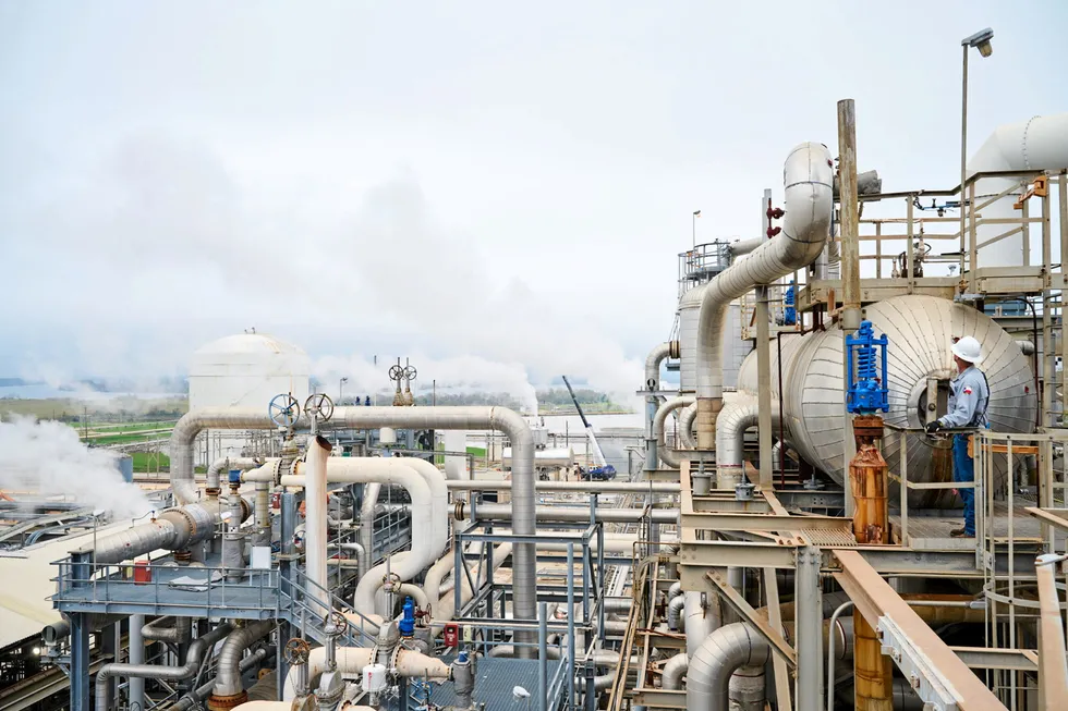 OCI's methanol production site in Beaumont, Texas.