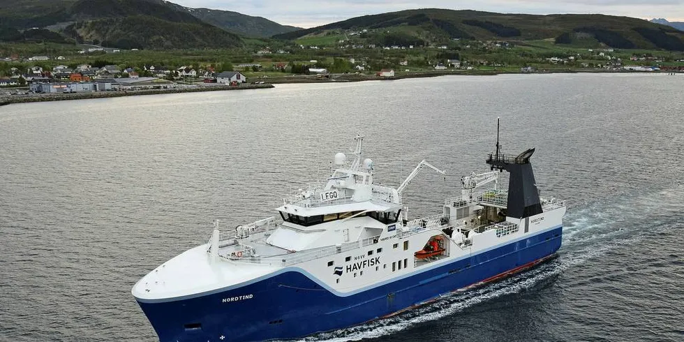 GODE TIDER: «Nordtind» har økt fangstkapasiteten til Havfisk betydelig i år, men fjoråret var heller ikke dårlig for trålrederiet.Foto: Frode Adolfsen