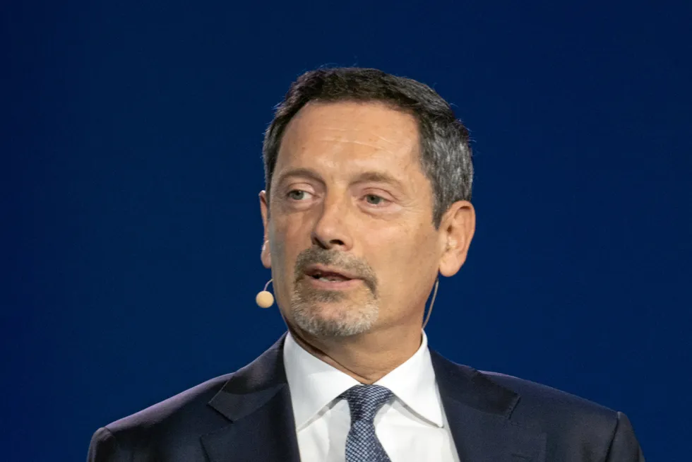 Exceeded expectations: SLB chief executive Olivier Le Peuch.