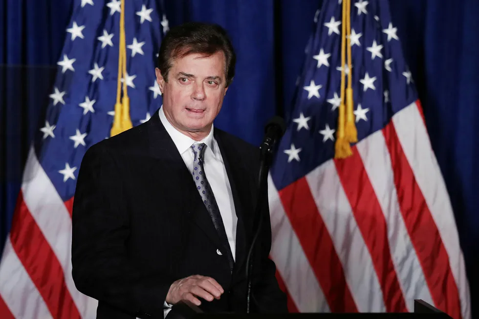 Paul Manafort ledet Donald Trumps valgkampteam fra juni til august 2016. Foto: CHIP SOMODEVILLA/AFP/NTB scanpix