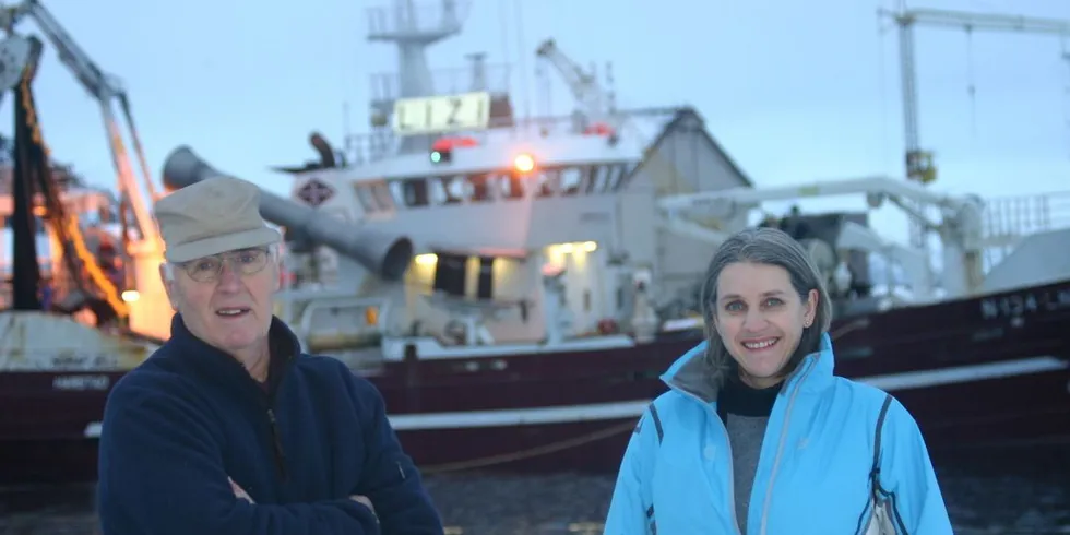 Alf Hansen og Lisbeth Kristine Hansen, er medeiere i «Norafjell» som åpnet for unntaket å fiske to kvoter på samme båt. Arkivfoto