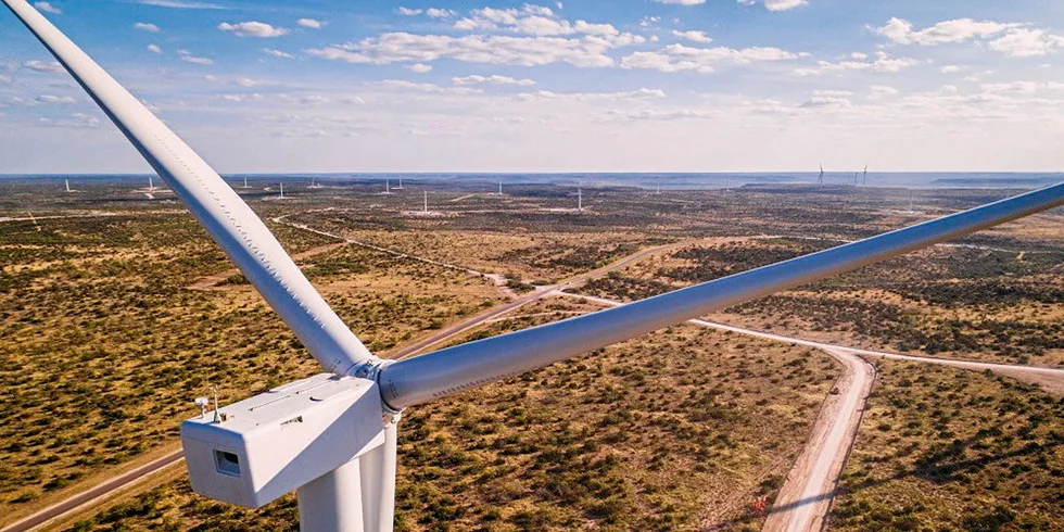 Scout Energy's Ranchero wind project in Texas.