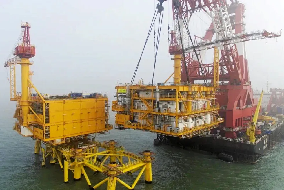 Offshore infrastructure: CNOOC Limited's new project is utilising the existing Penglai facilities (pictured)