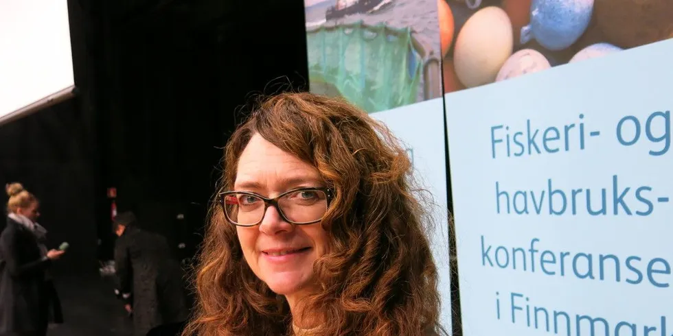 Ingrid Heggø, fiskeripolitisk talskvinne for Arbeiderpartiet slår tilbake mot påstander fra Høyres Ove Trellevik. Arkivfoto: Agnar Berg