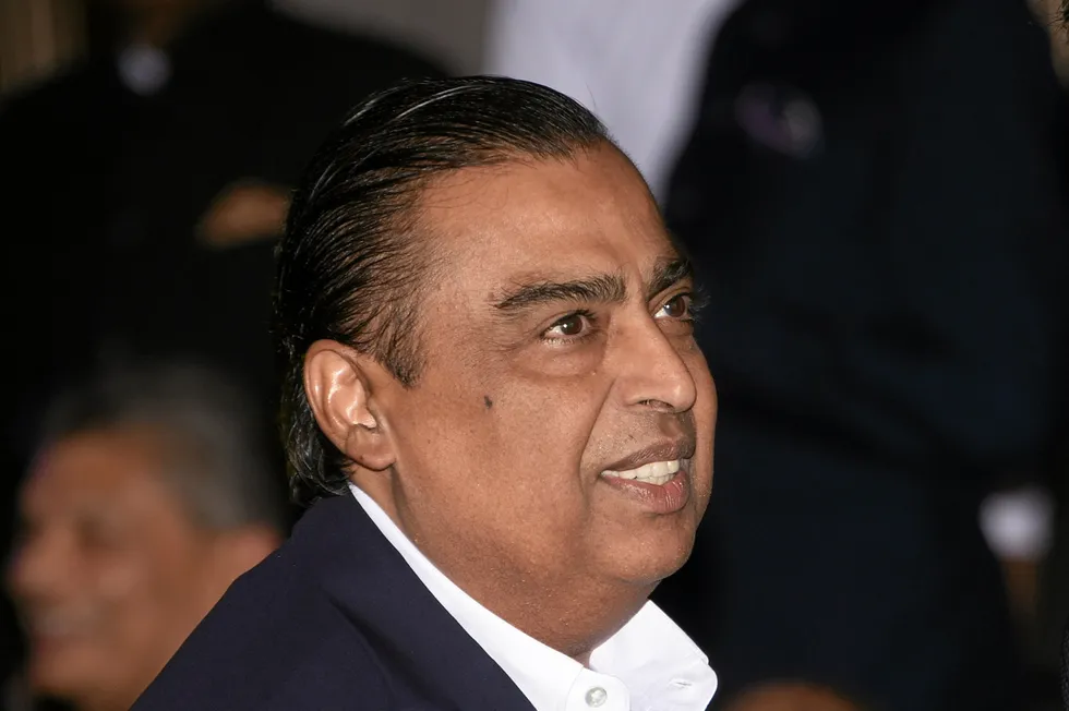 Mukesh Ambani, chairman and managing director of Reliance Industries.