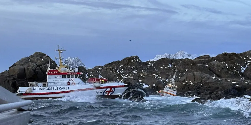 Hendelsen skjedde fredag formiddag like øst av Stamsund.