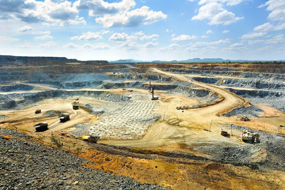 Mogalakwena platinum mine, South Africa.