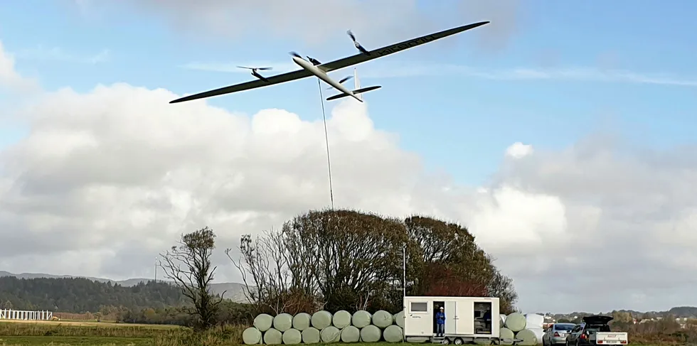 Kitemill's Airborne Wind Energy prototype.