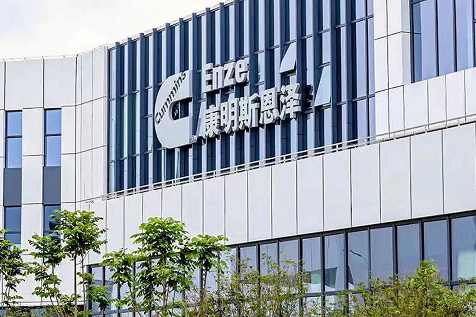 The Cummins Enze electrolyser factory in Guangdong region, China.