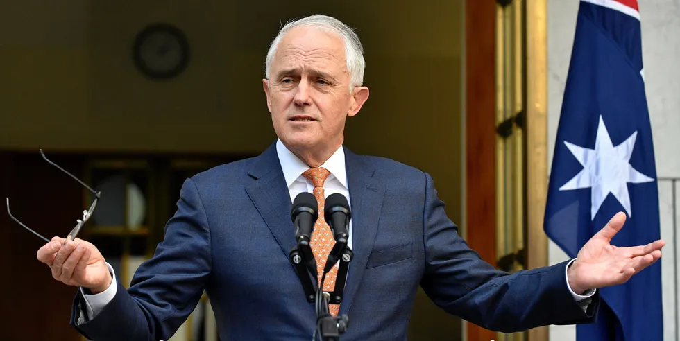 Former Australian PM Malcolm Turnbull