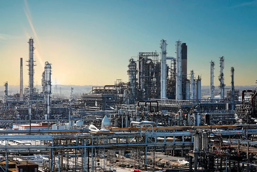 The Stanlow refinery owned by Essar in the UK.