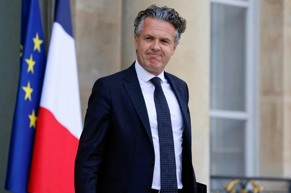 Ecological transition minister Christophe Béchu.