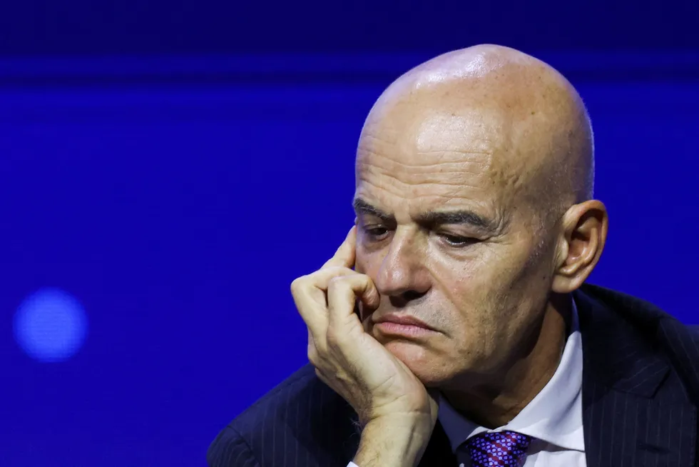 Eni chief executive officer, Claudio Descalzi.