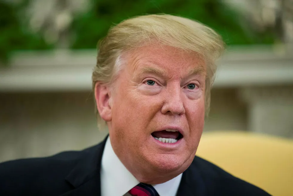 USAs president Donald Trump snakket fredag med Russlands president Vladimir Putin på telefon. De snakket blant annet om Venezuela. Foto: AP / NTB scanpix