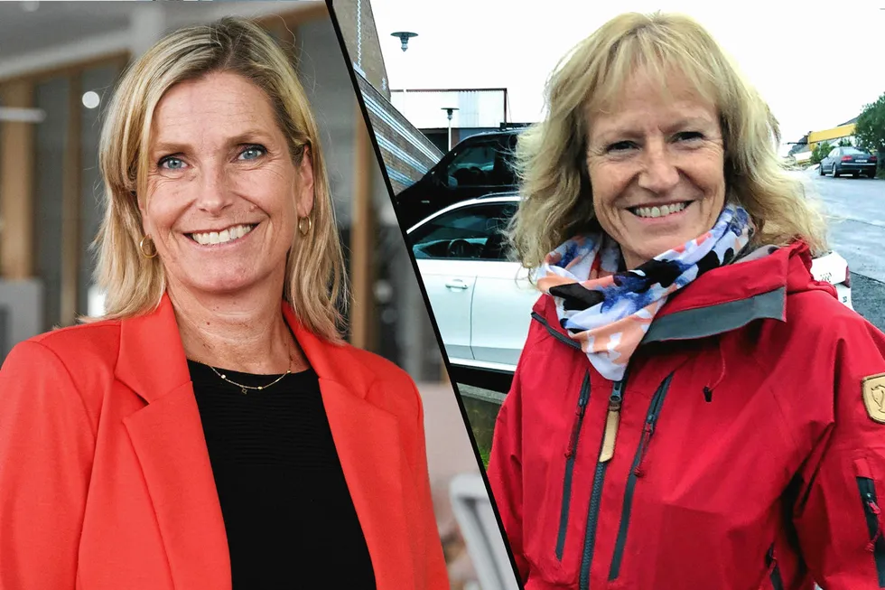 Konsernsjef i Tensio, Audhild Kvam og administrerende direktør i Lucerna, Gudrun Rollefsen, er begge fornøyde med egne selskapers gode effektivitetsutvikling.
