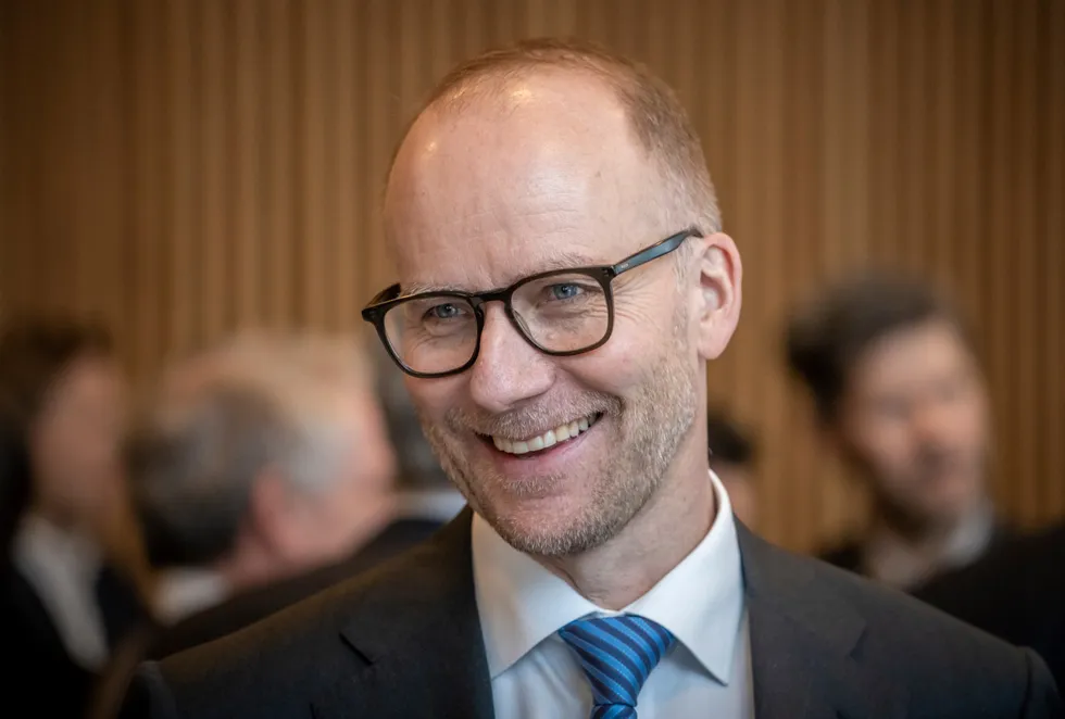 Surpassing targets: Kjetel Digre, chief executive of Aker Solutions.