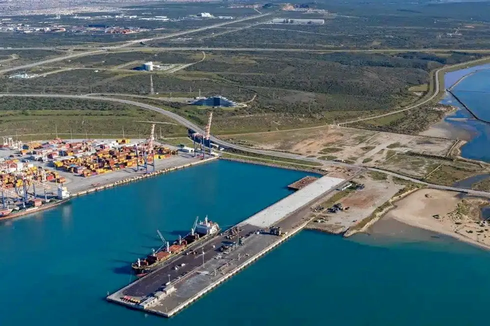 The site of Hive Energy's proposed green hydrogen and ammonia site in the Coega Special Economic Zone.