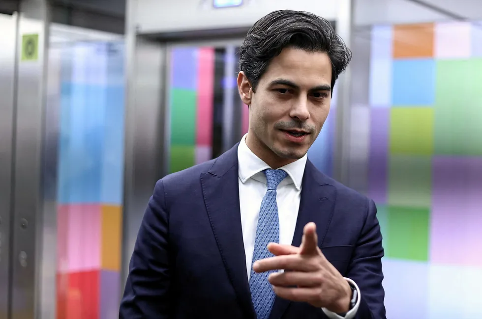 Dutch climate and energy minister Rob Jetten.