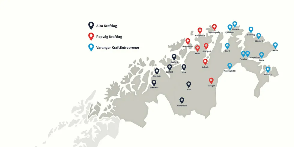 ENOVA-STØTTE: Enova gir støtte på nærmere 65 millioner kroner til hurtigladere i nord. Alta Kraftlag, Repvåg Kraftlag og Varanger Kraftentreprenør skal stå for byggingen av ladenettverket i i Troms og Finnmark.