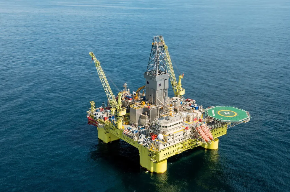 The semi-submersible drilling rig COSL Promoter