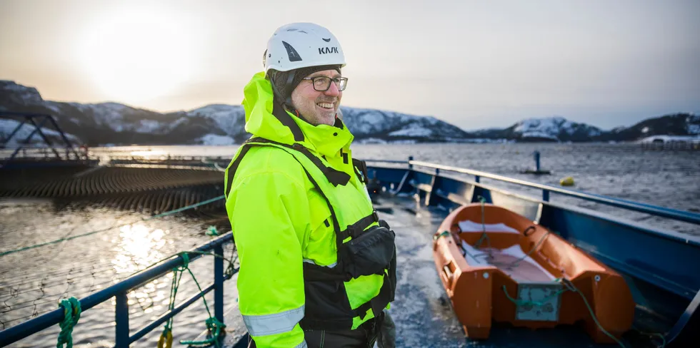 Steingrim Holm er prosjektleder for Aquatraz i lakseselskapet Salmonor. Fredag sa han opp. – Jeg hadde ikke noe valg, sier han.