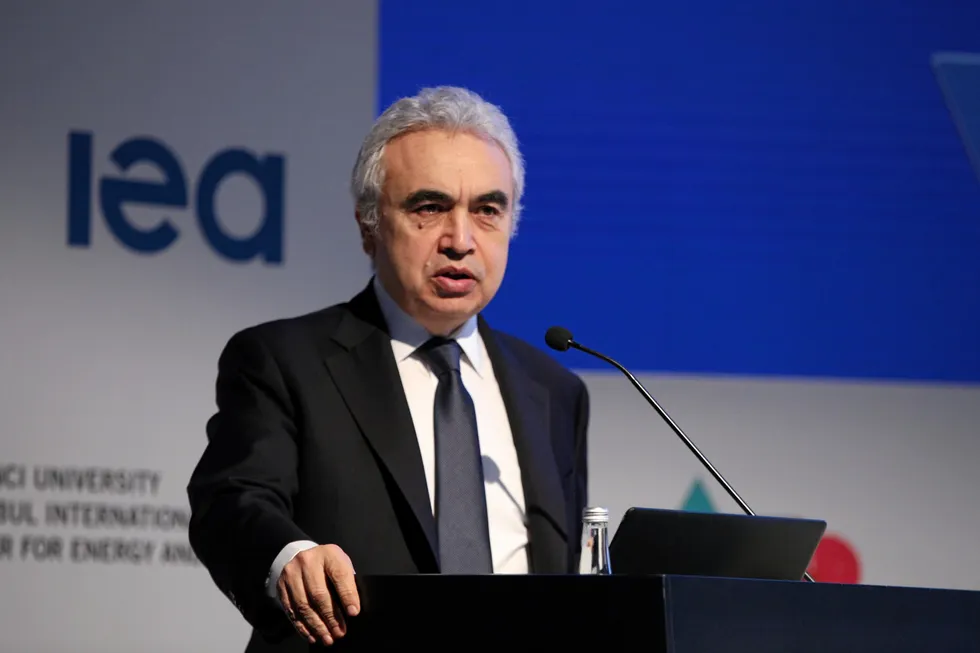 IEA executive director Fatih Birol.