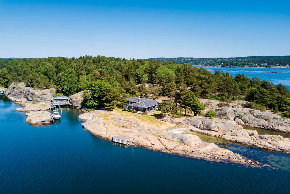 Denne eiendommen befinner i seg i den desidert dyreste hyttekommunen, Færder.